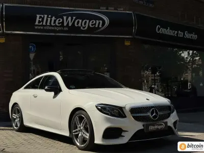 Usado Mercedes E220 194 CV (142 kW) 2019 Blanco Coupe