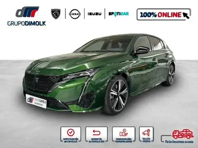 Usado Peugeot 308 GT 225 CV (165 kW) 2021 Verde Berlina