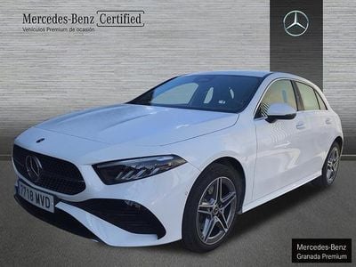 Blanco Usado 2024 Mercedes A250 AMG line Berlina | 37.900 € (Precio justo)
