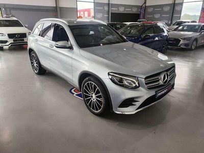 Usado Mercedes GLC220 AMG line 170 CV (125 kW) 2016 Azul SUV