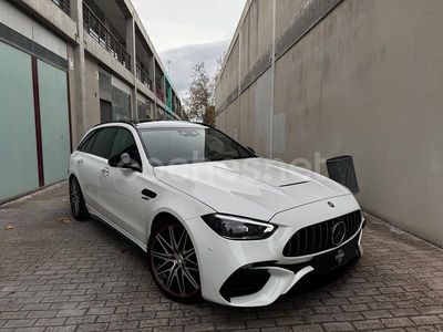 Usado Mercedes C63S AMG 680 CV (500 kW) 2023 Blanco Familiar