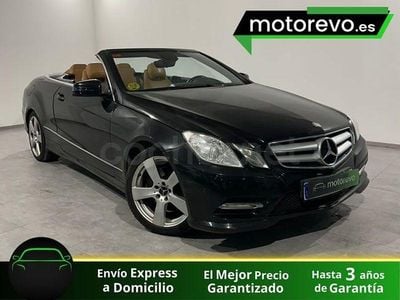 Usado Mercedes E250 Avantgarde 204 CV (150 kW) 2012 Negro Descapotable