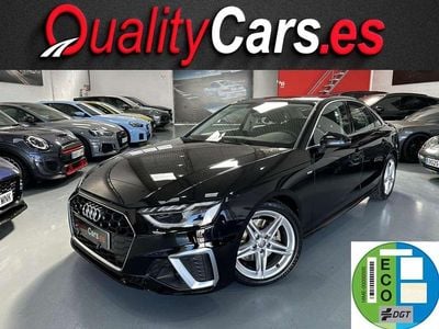 Usado Audi A4 S-Line 150 CV (110 kW) 2020 Negro Berlina