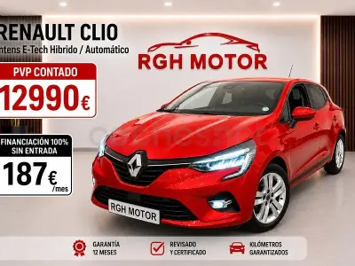 Usado Renault Clio V Intens 140 CV (102 kW) 2022 Rojo Berlina