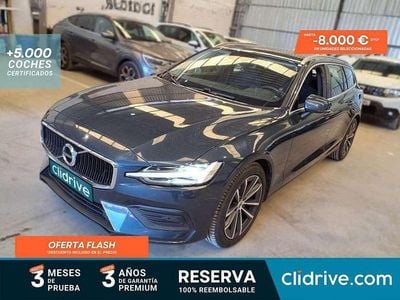 Usado Volvo V60 Momentum 197 CV (144 kW) 2021 Azul Familiar