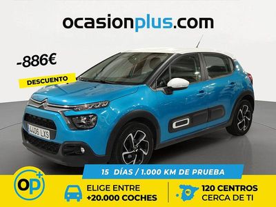 Azul Usado 2022 Citroën C3 Feel | 9750 € (Precio justo)
