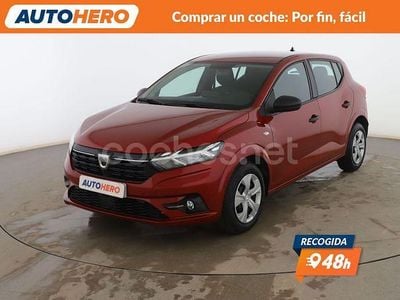 Rojo Usado 2021 Dacia Sandero Essentiel Berlina | 13.199 € (Precio justo)
