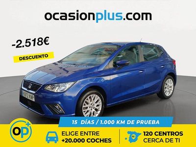 Azul Usado 2018 Seat Ibiza Style Berlina | 11.750 € (Precio justo)