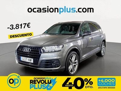 Usado Audi Q7 S-Line 286 CV (210 kW) 2019 Gris SUV