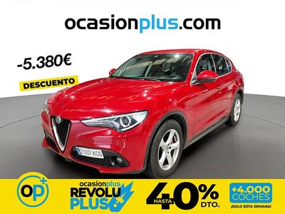 Usado Alfa Romeo Stelvio Super 180 CV (132 kW) 2017 Rojo SUV