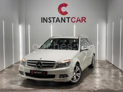 Usado Mercedes C180 Avantgarde 156 CV (114 kW) 2008 Blanco Familiar