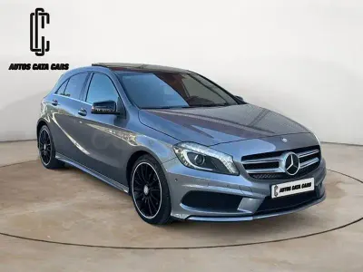 Usado Mercedes A200 AMG line 136 CV (100 kW) 2015 Gris / plata Utilitario