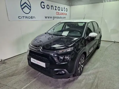 Usado Citroën C3 Feel 83 CV (61 kW) 2021 Negro Utilitario