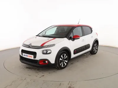 Usado Citroën C3 Feel 100 CV (73 kW) 2017 Gris Berlina
