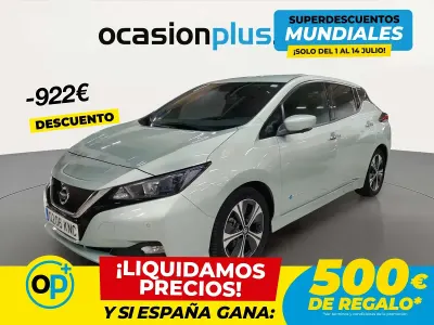 Usado Nissan Leaf N-Connecta 110 kW (150 CV) 2018 Gris Utilitario