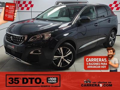 Usado Peugeot 3008 Allure 130 CV (95 kW) 2021 Negro SUV