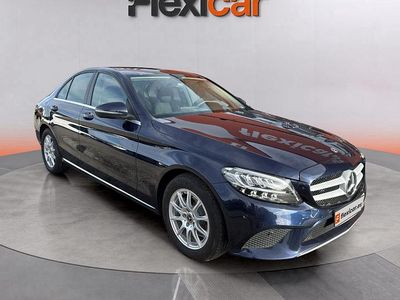 Usado Mercedes C200 160 CV (117 kW) 2021 Azul Berlina