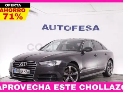 Usado Audi A6 190 CV (139 kW) 2017 Gris / plata Berlina