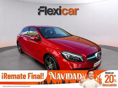 Rojo Usado 2016 Mercedes A200 AMG line Berlina | 16.890 € (Precio justo)