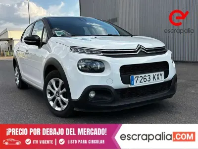 Usado Citroën C3 Feel 99 CV (72 kW) 2019 Blanco Utilitario