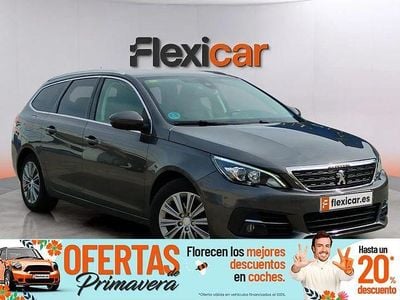 Usado Peugeot 308 SW Allure 130 CV (95 kW) 2020 Gris Familiar