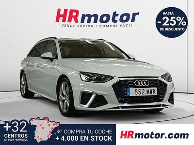 Usado Audi A4 S-Line 163 CV (119 kW) 2021 Blanco Familiar