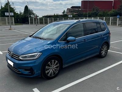 Usado VW Touran Sportline 150 CV (110 kW) 2019 Azul Monovolumen