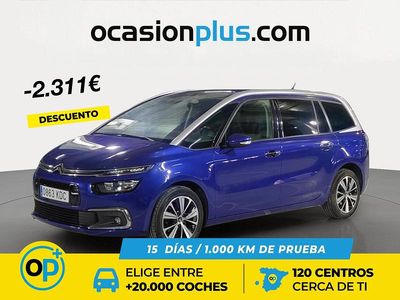 Usado Citroën C4 Shine 150 CV (110 kW) 2017 Azul Monovolumen