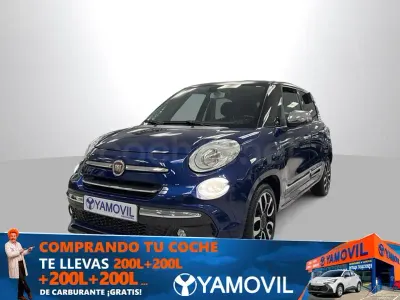 Usado Fiat 500L Mirror 95 CV (69 kW) 2018 Azul Monovolumen
