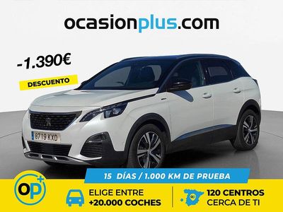 Usado Peugeot 3008 GT-line 130 CV (95 kW) 2019 Blanco SUV