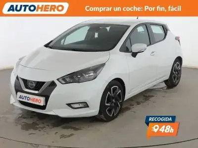 Używany Nissan Micra Acenta 92 KM (67 kW) 2021 Biały Hatchback