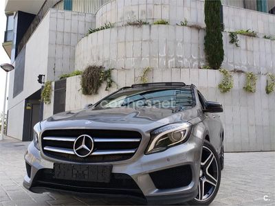 Usado Mercedes GLA220 AMG line 170 CV (125 kW) 2014 Gris / plata SUV