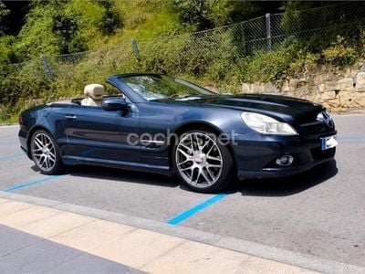 Azul Usado 2009 Mercedes SL500 Descapotable | 26.000 €