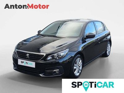 Usado Peugeot 308 Active 130 CV (95 kW) 2021 Negro Berlina