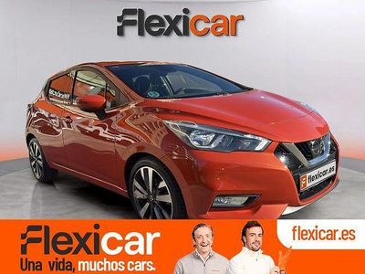 Naranja Usado 2017 Nissan Micra Tekna | 9790 € (Precio justo)