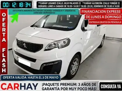 Begagnad Peugeot Traveller Business-Line 120 HK (88 kW) 2020 Vit Minibuss