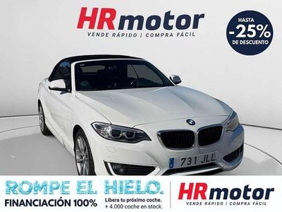 Usado BMW 218 Advantage 151 CV (111 kW) 2016 Blanco Descapotable