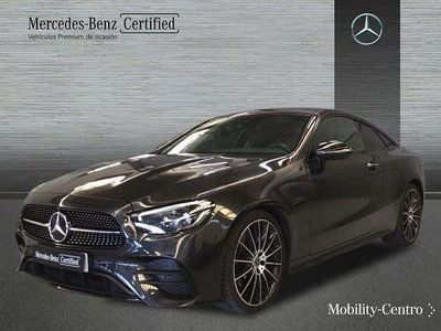 Gris selenita Usado 2022 Mercedes E220 AMG line Coupe | 39.900 € (Precio justo)
