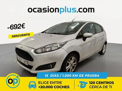 Usado Ford Fiesta Trend 82 CV (60 kW) 2017 Gris Berlina