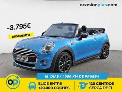 Azul Usado 2017 Mini Cooper D Cabriolet Descapotable | 16.195 € (Buen precio)