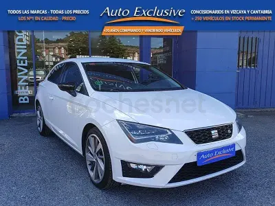 Usado Seat Leon FR 140 CV (102 kW) 2014 Blanco Berlina