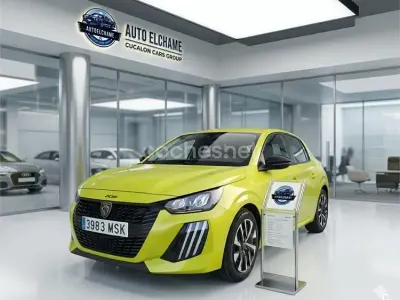 Usado Peugeot 208 Active 100 CV (73 kW) 2024 Amarillo Utilitario