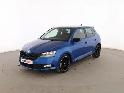 Usado Skoda Fabia 95 CV (69 kW) 2021 Azul Utilitario