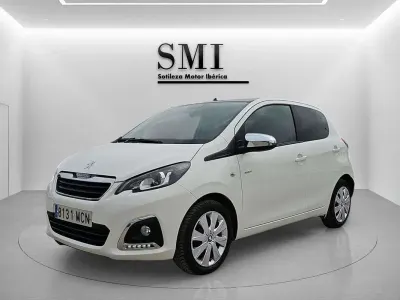 Usado Peugeot 108 Active 72 CV (52 kW) 2021 Blanco Utilitario