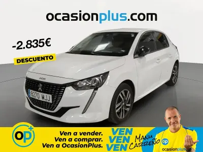 Usado Peugeot 208 Allure 100 CV (73 kW) 2023 Blanco Utilitario