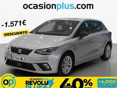 Usado Seat Ibiza FR 110 CV (80 kW) 2023 Plateado Utilitario