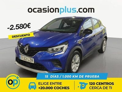 Brugt Renault Captur Intens 90 HK (66 kW) 2022 Blå SUV