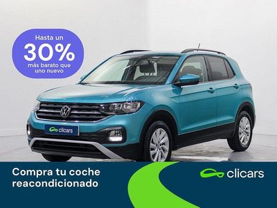 Usado VW T-Cross Advance 110 CV (80 kW) 2021 Azul SUV