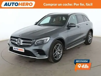 Usado Mercedes GLC250 AMG line 211 CV (155 kW) 2017 Gris SUV