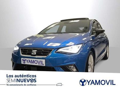 Usado Seat Ibiza FR 110 CV (80 kW) 2022 Azul Utilitario